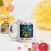 Music Is My Passion White glossy mug - Beyond T-shirts